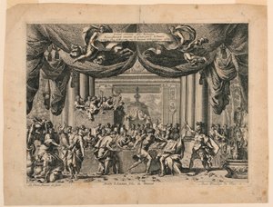 The Death of Amnon, Plate 1 from "Gland Alcoves a la Romaine"