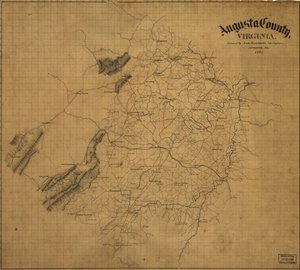 Augusta County, Virginia by Jedediah Hotchkiss