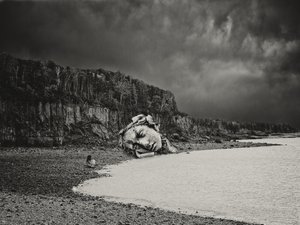 Fallen Stone Head