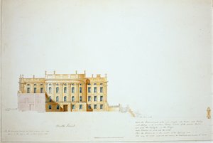 Design for the North Elevation, Chatsworth House