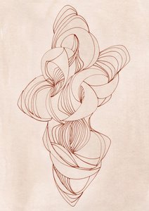Organic Flowing Form by Jenja Braun