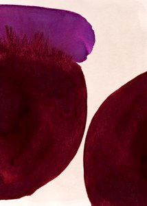 Organic Purple Washes by Jenja Braun