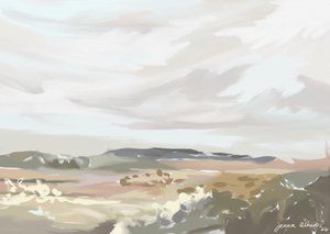 Peaceful Desert Landscape