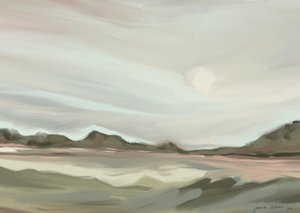 Serene Abstract Landscape