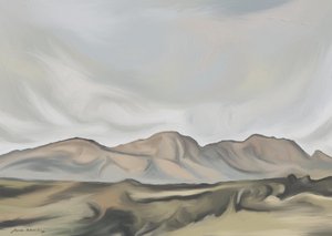 Serene Desert Mountains