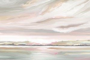 Serene Pastel Landscape by Jenna Alheit