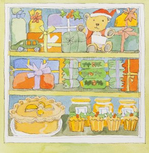 Christmas cupboard interior by Jennifer Abbott