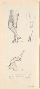 Leg and Arm Studies for the Portrait of Frederick VI by Jens Juel