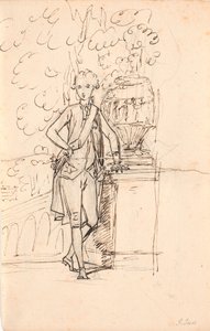 Composition Study for Full-Length Portrait of Frederick the Sixth as Young Crown Prince by Jens Juel