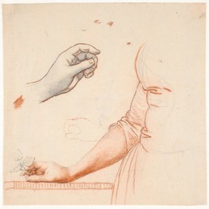 Study for Full-Length Portrait of Crown Princess Sophie Frederikke by Jens Juel