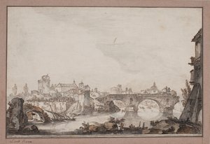 Capriccio with Ponte Rotto, Rome