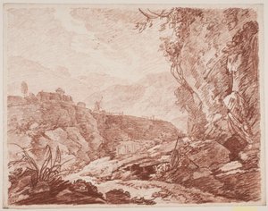 Italian Fantasy Landscape by Jens Petersen Lund