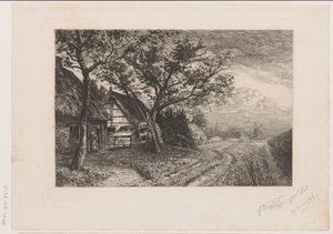 Landscape with Farms and Mill