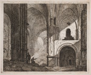 Interior from the Same Ruin 1806 by Jes Bundsen