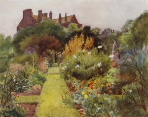 Physic Garden, Chelsea, View of Garden by Jessie MacGregor