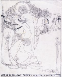 And One by One Crept Silently to Rest, c.1902-3 by Jessie Marion King