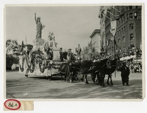 Historical Parade Float No 53: Statue of Liberty by Jessie Tarbox Beals