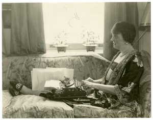 Mrs Emily Post, author of Etiquette, c.1926-28