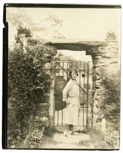 Mrs Ernest Thompson Seton of Greenwich Conn, National President of the League of American Pen Women who is sailing on June 18 with Field Expedition to explore the upper reaches of the Amazon by Jessie Tarbox Beals