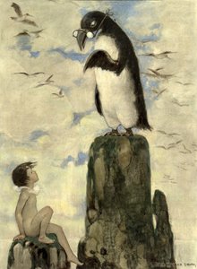 And There He Saw the Last of the Gairfowl, from The Water Babies by Charles Kingsley, pub. 1916