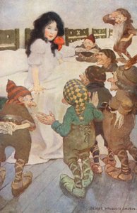 Snowdrop and the Seven Little Dwarfs by Jessie Willcox Smith