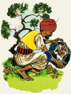 The Fisherman and the Genie by Jesus Blasco