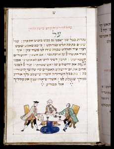 Book of Prayer (12.7 x 8.8 cm) Bambeg 1773. At the end of prayer for the neo (New Moon Day) - Jewish Museum in Basel, Switzerland by Jewish School