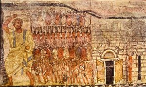 Exodus and the crossing of the Red Sea by Jewish School