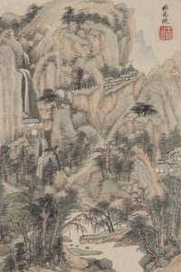 Landscape in the Style of Various Old Masters: In the Style of Ma Wan by Wang Jian