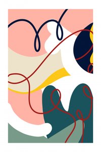 Colorful Abstract Flow by Jilli Darling