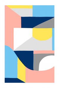 Geometric Color Blocks by Jilli Darling