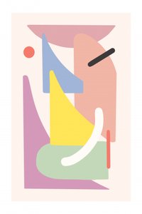 Playful Abstract Shapes by Jilli Darling