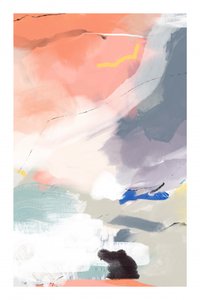 Soft Hues Abstract by Jilli Darling