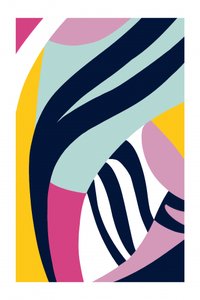 Vibrant Abstract Flow by Jilli Darling