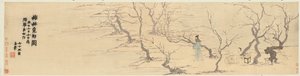 Seeking Inspiration amongst the Plum Blossoms by Jin Nong
