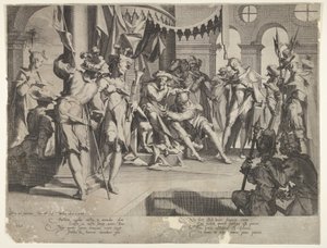 The Judge Bias Shedding Tears, plate IX from Thronus Justitiae