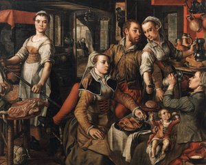 Allegory of Negligence Allegory of Imprudence by Joachim Beuckelaer