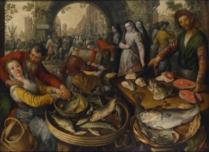 Fish Market with Ecce Homo