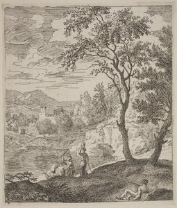 Landscapes in the Manner of Poussin by Joachim Franz Beich