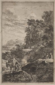 Landscapes in the Manner of Salvator Rosa by Joachim Franz Beich