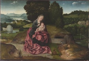 The Rest on the Flight into Egypt by Joachim Patinir