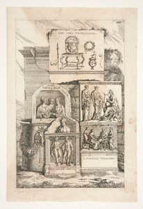 Roman Reliefs with Inscriptions by Joachim von Sandrart