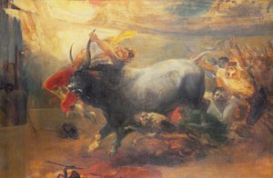 The Bullfight by Joachin Dominguez Becquer