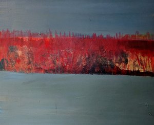 Fiery Abstract Horizon by Joackim Schou Dahle