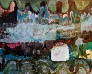 Vibrant Abstract Landscape