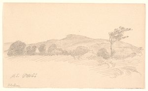 Landscape with View Towards the Ridge Höråsen. Öströö by Joakim Frederik Skovgaard