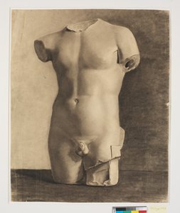 Drawing After Plaster Cast of Antique Youth Torso