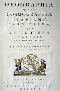 Title page of Part I of Atlas Maior, by Joan Blaeu (1596-1673) by Joan Blaeu
