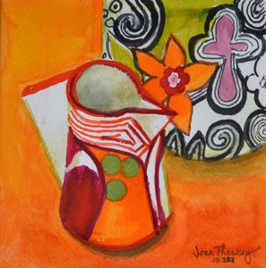 Art Deco Jug and Bowl, 2000