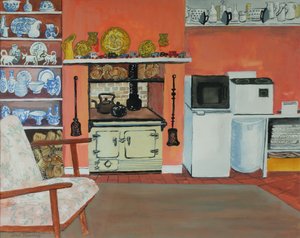 Cottage Kitchen, Red Cottage Studios, Suffolk by Joan Thewsey